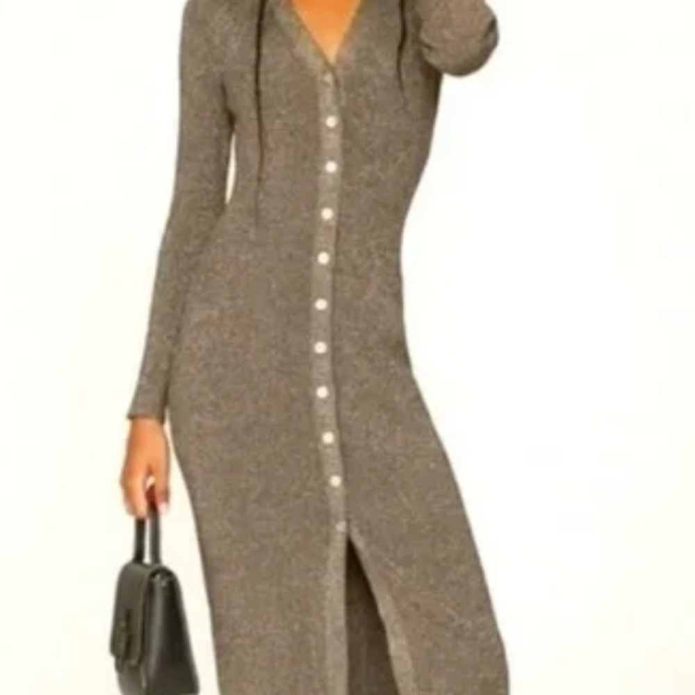 Lorraine Dress Gold Lurex - XS